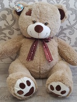Soft toy teddy bear "Tony", coffee, 60 cm.