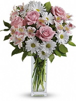 Bouquet of chrysanthemum, alstroemeria and rose