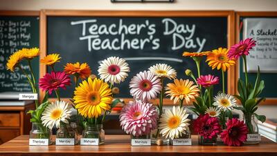 5 Perfect Flowers for a Teacher's Bouquet on September 1st: Selection and Arrangement Tips