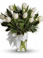 Bouquet of flowers "11 white Tulips"