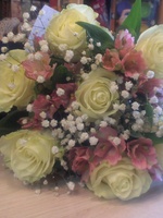 Bouquet of white roses "Tenderness"