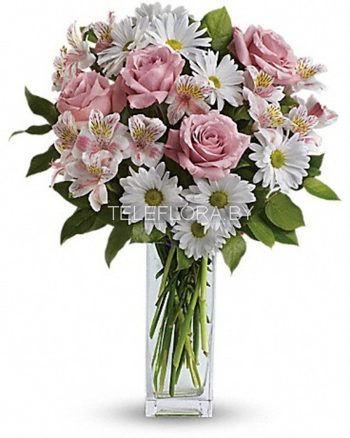 Bouquet of chrysanthemum, alstroemeria& rose