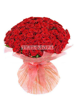 101 red roses bouquet 