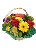 Flower basket "Orange Sunset"