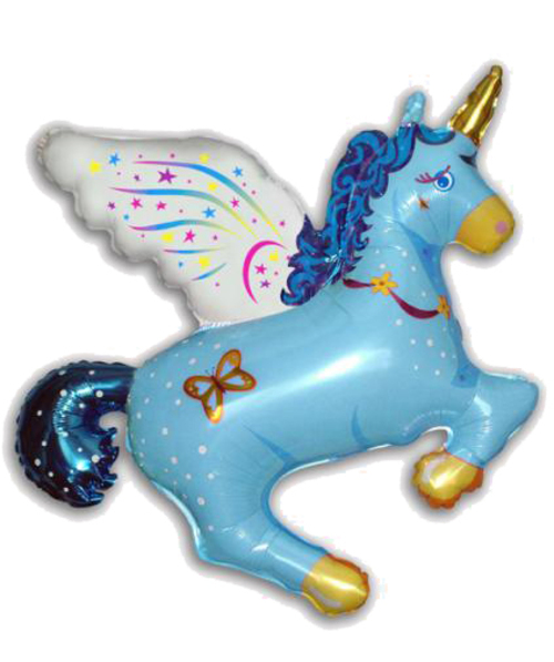 Foil figure with helium "Magic Unicorn" №94