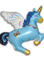Foil figure with helium "Magic Unicorn" №94
